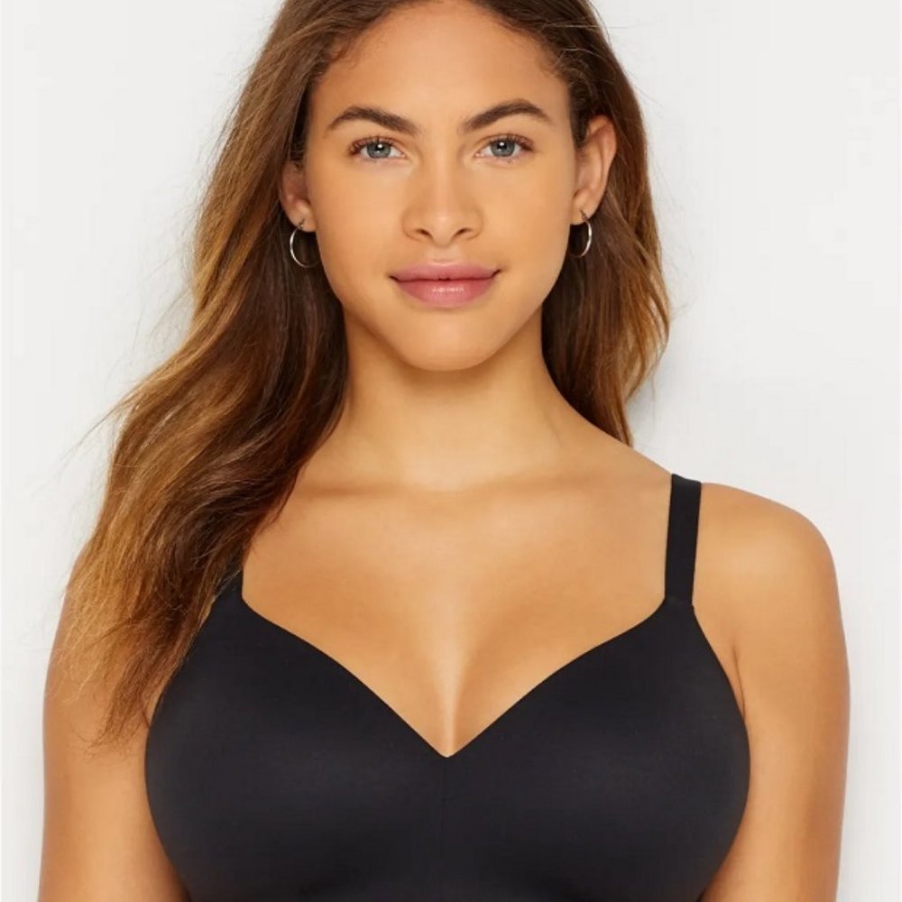 Wacoal Wire-free Black Bra Size 34D